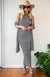 Watermelon Pink Women&#39;s Merino Wool Tank Midi Dress
