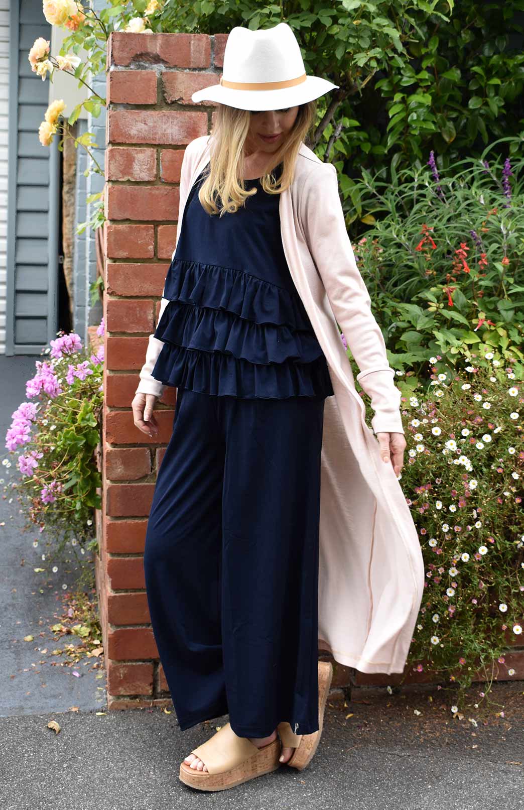 Women s Merino Wool Wide Leg Pants Smitten Merino