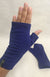 Red Merino Wool Thermal Fingerless Mittens
