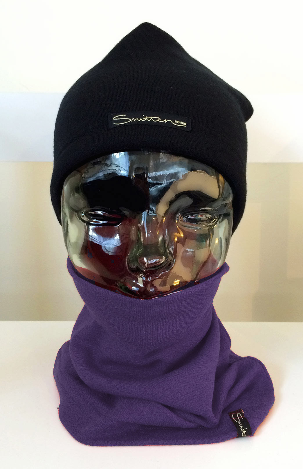Grape Unisex Merino Wool Thermal Neck Warmer Neck Gaiter