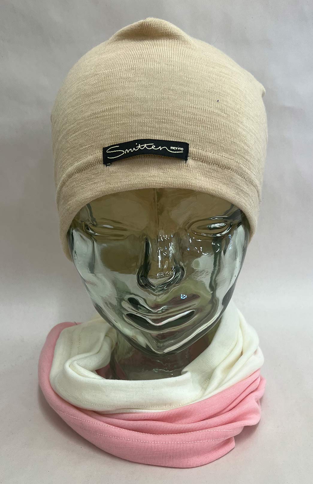 Neutral & Pink Tones Unisex Merino Wool Thermal Neck Warmer Neck Gaiter