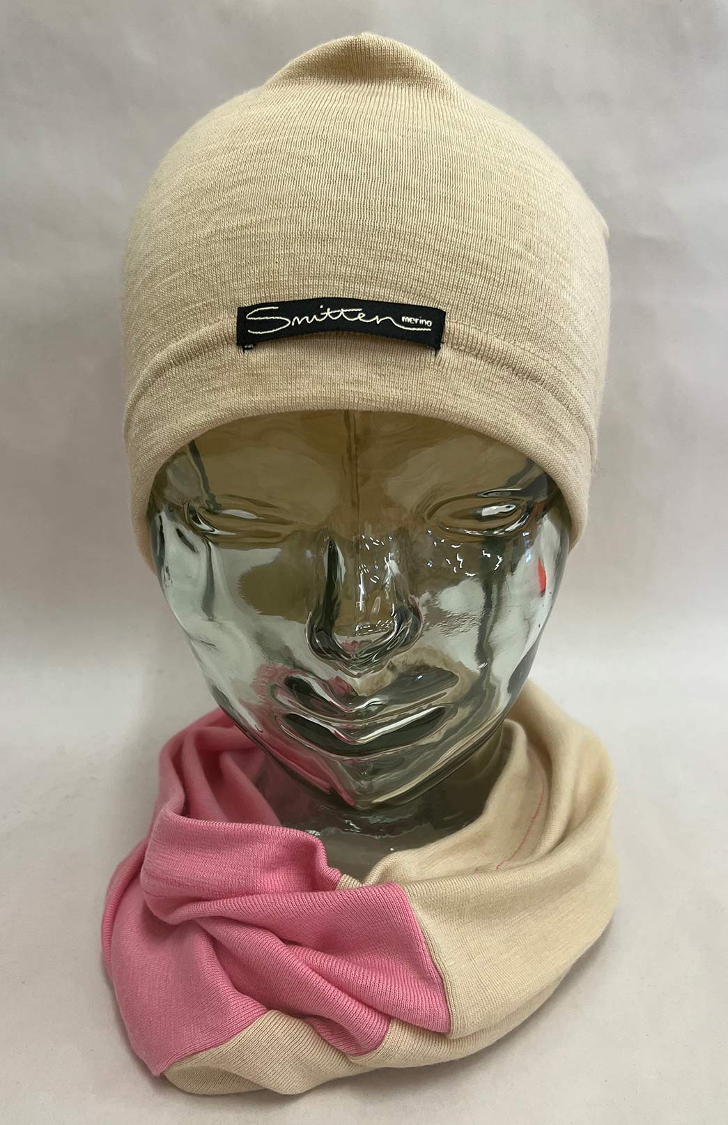 Neutral & Pink Tones Unisex Merino Wool Thermal Neck Warmer Neck Gaiter