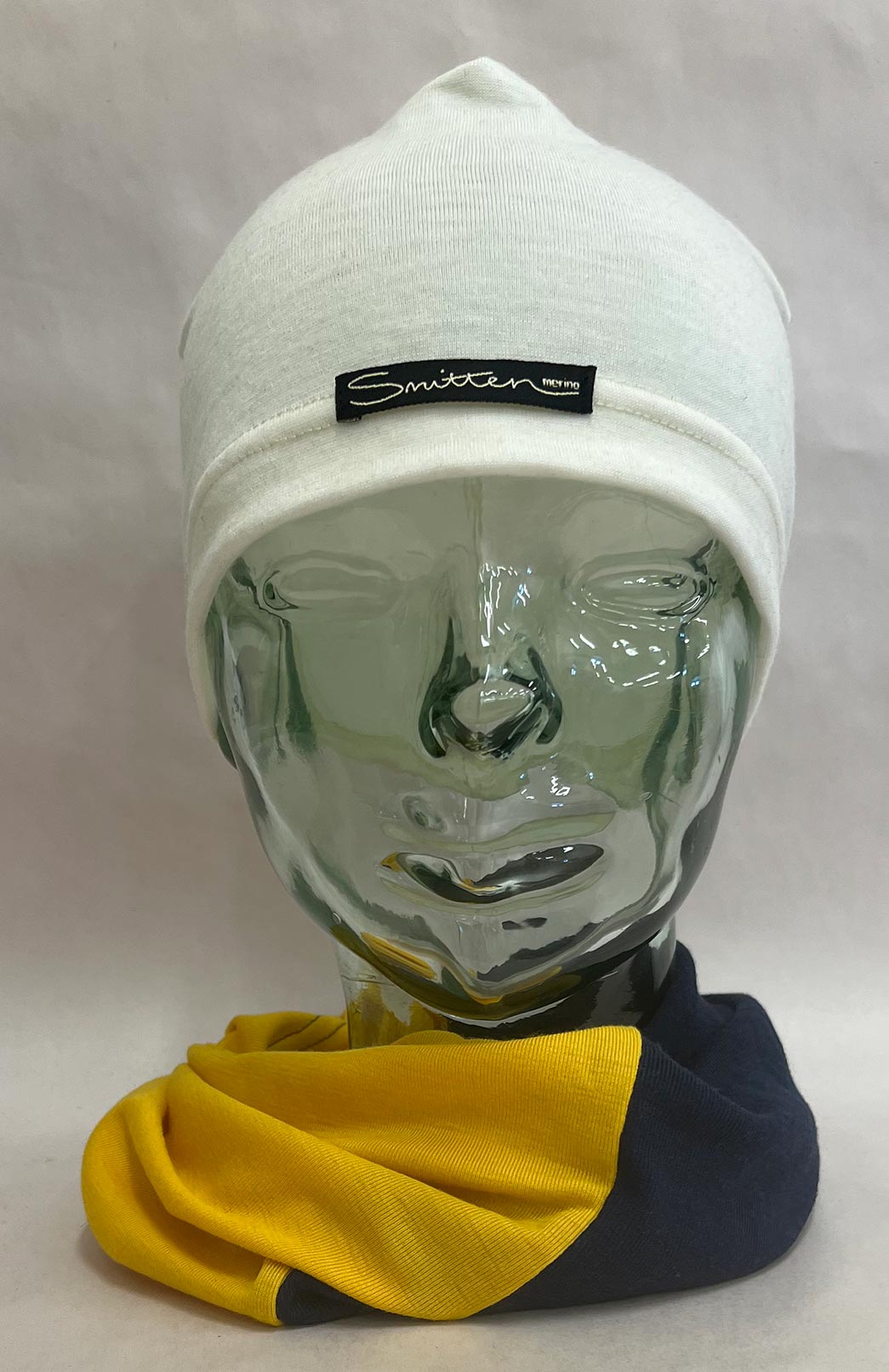 Blue & Yellow Tones Unisex Merino Wool Thermal Neck Warmer Neck Gaiter