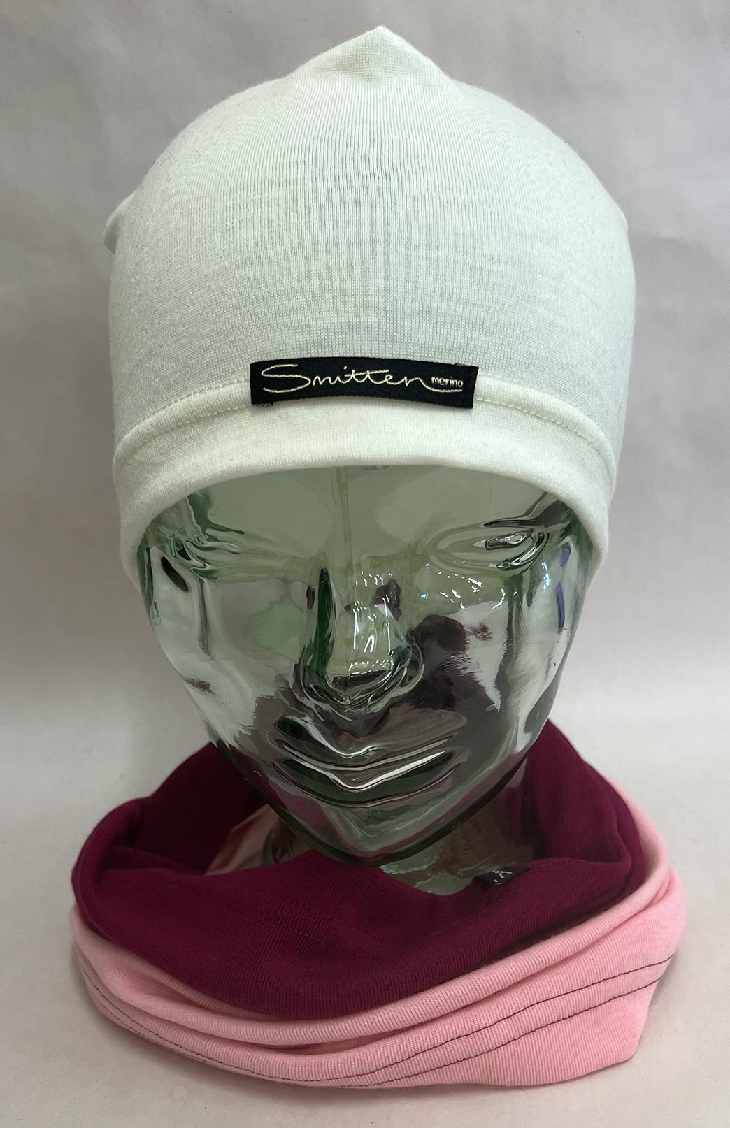 Pink & Pink Tones Unisex Merino Wool Thermal Neck Warmer Neck Gaiter