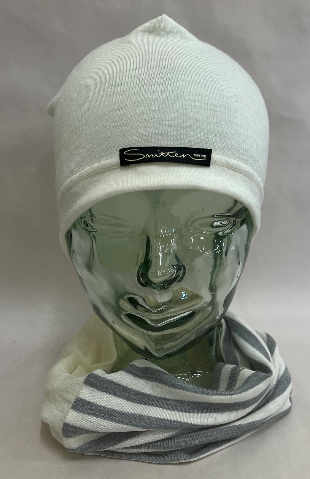 Neutral & Stripe Tones Unisex Merino Wool Thermal Neck Warmer Neck Gaiter