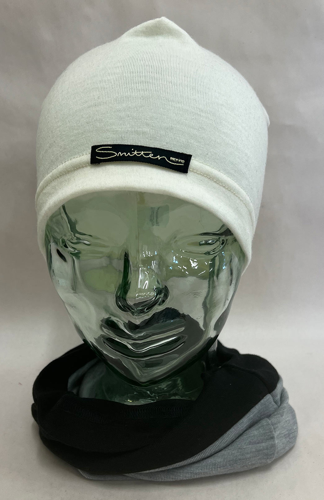 Black & Grey Tones Unisex Merino Wool Thermal Neck Warmer Neck Gaiter