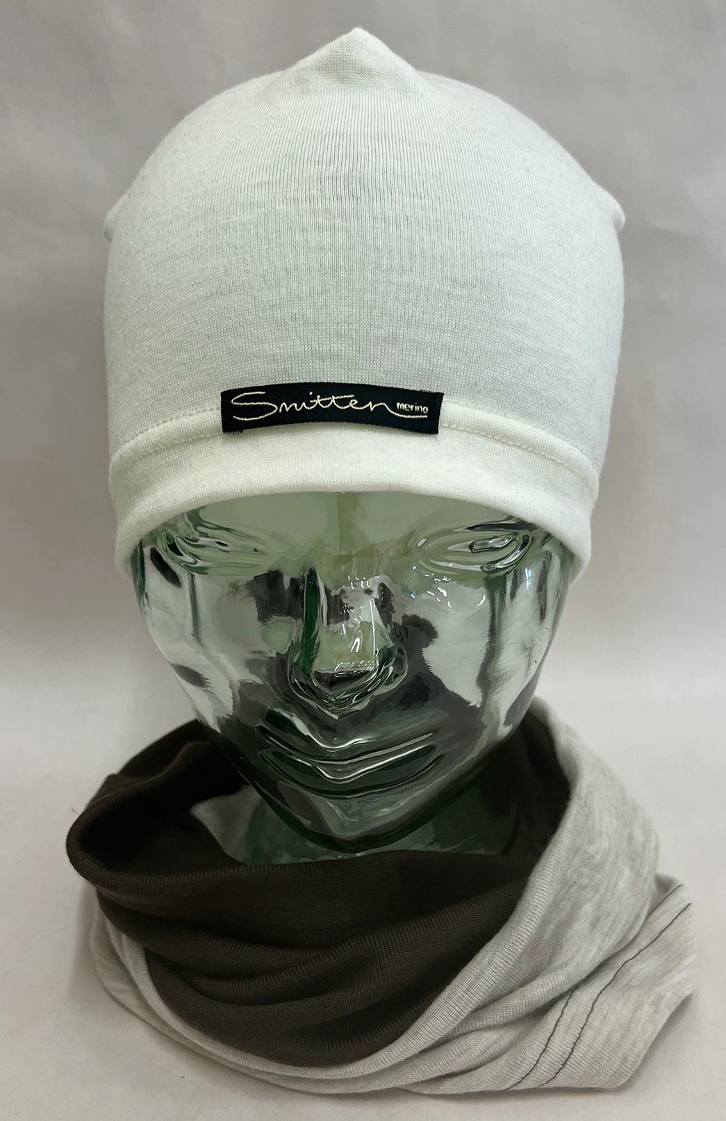 Black & Neutral Tones Unisex Merino Wool Thermal Neck Warmer Neck Gaiter