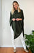 Kale Green Women&#39;s Merino Wool Poncho
