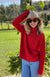 Chocolate Women&#39;s Merino Wool Cable Knit Jumper 
