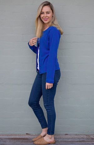 Pre Loved: Round Neck Cardigan (Size 12)