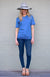 Blue Water Unisex Merino Wool Short Sleeved T-Shirt
