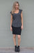 Black Women&#39;s Merino Wool Tube Skirt
