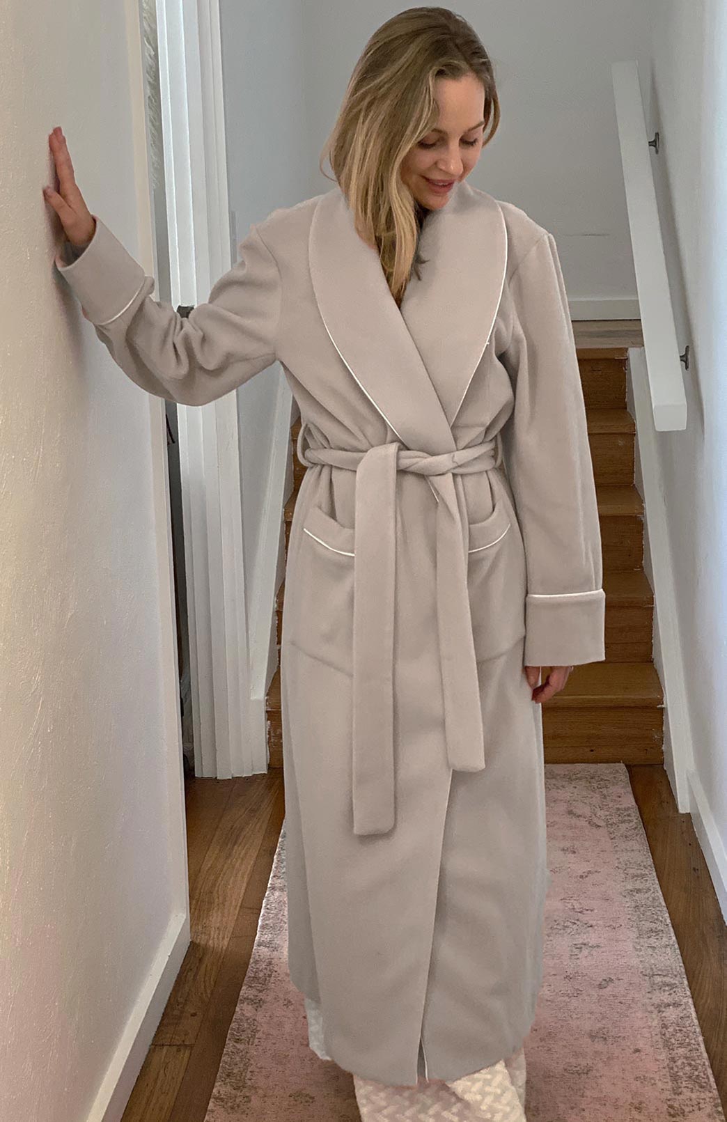 Stone Wool and Cashmere Blend Nightgown 