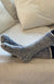 Navy Marl Unisex Merino Wool Fleece Lined Socks
