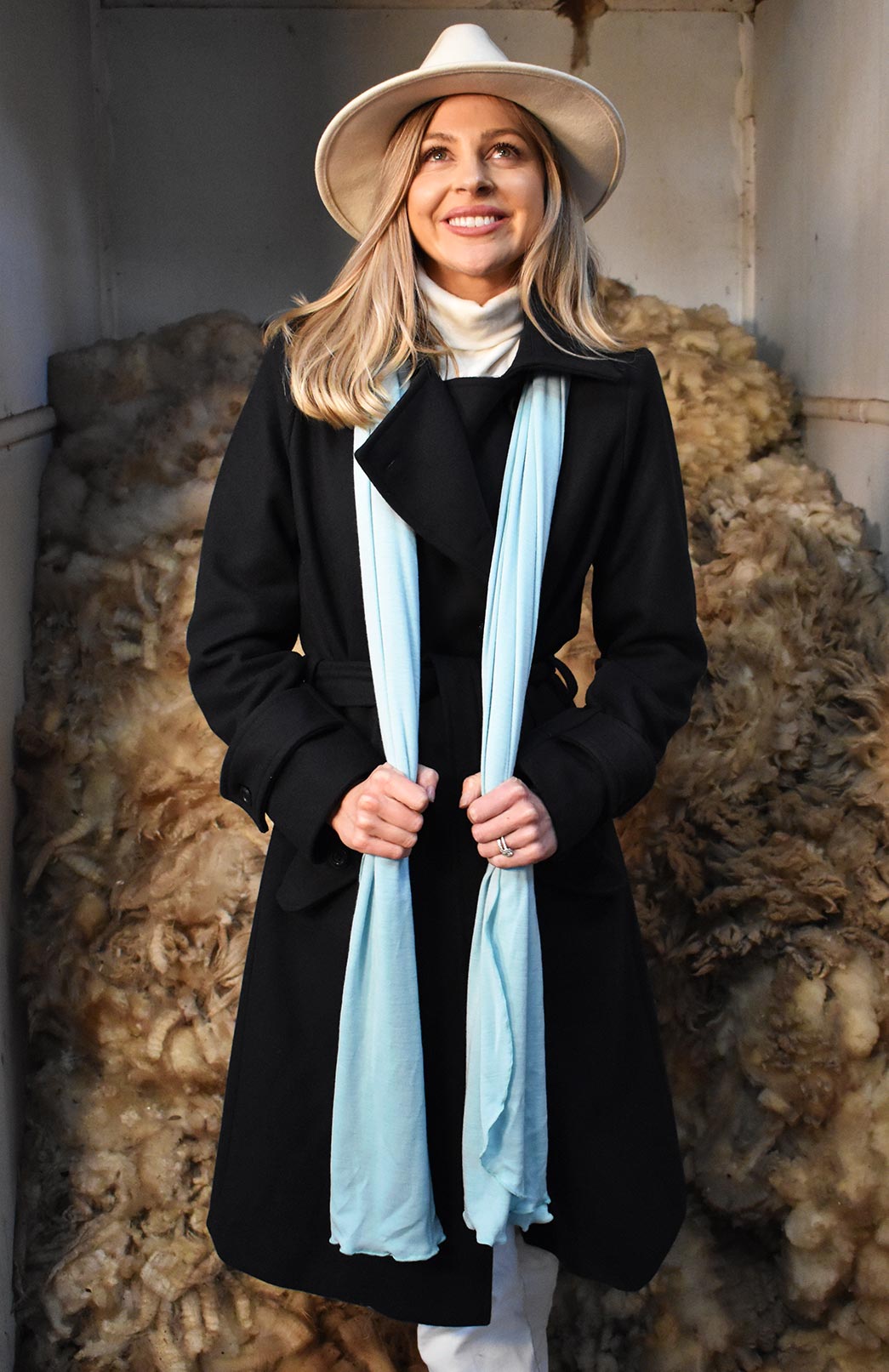 Black Women's Trench Coat sample