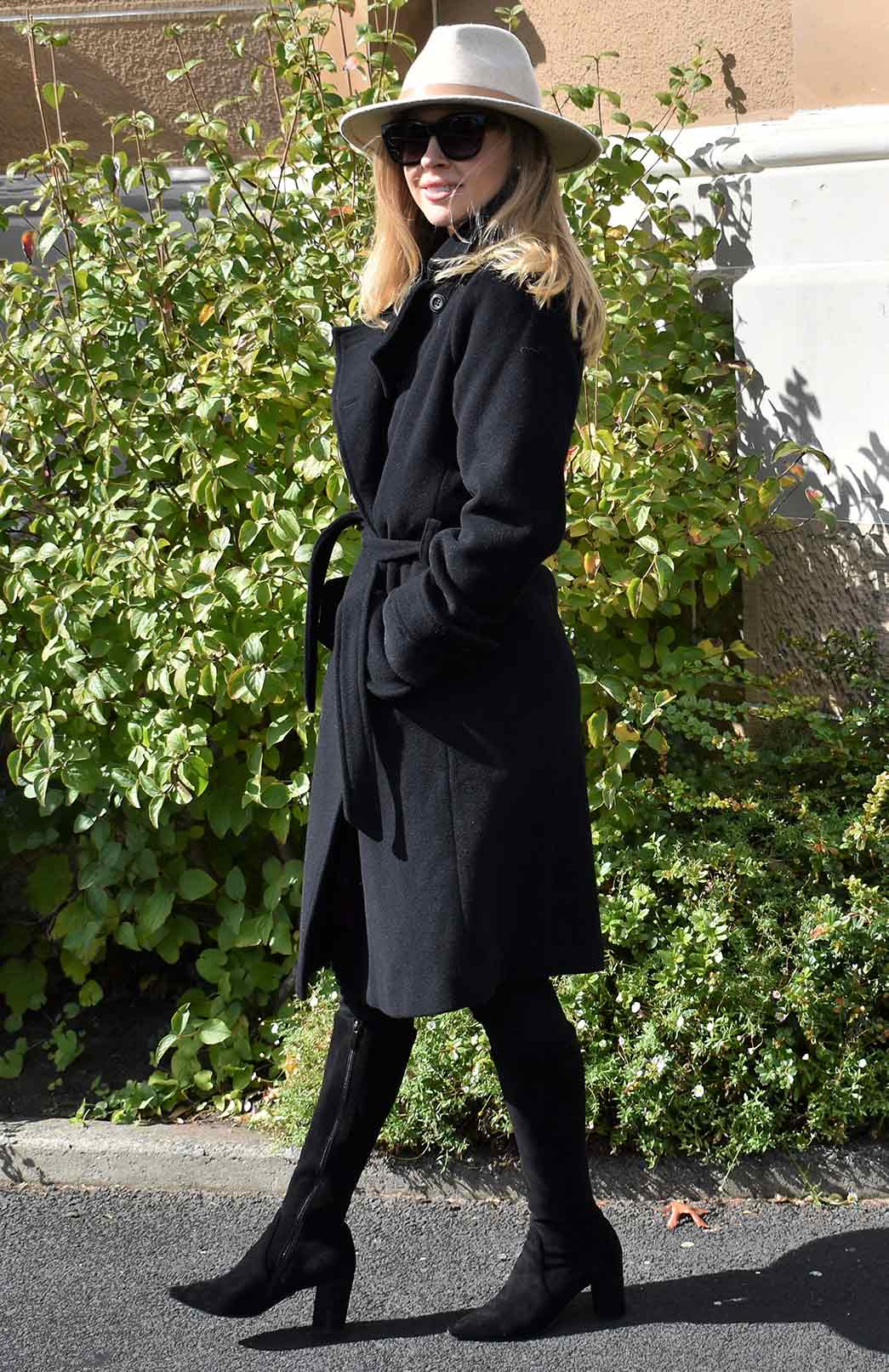 Black Women's Trench Coat sample