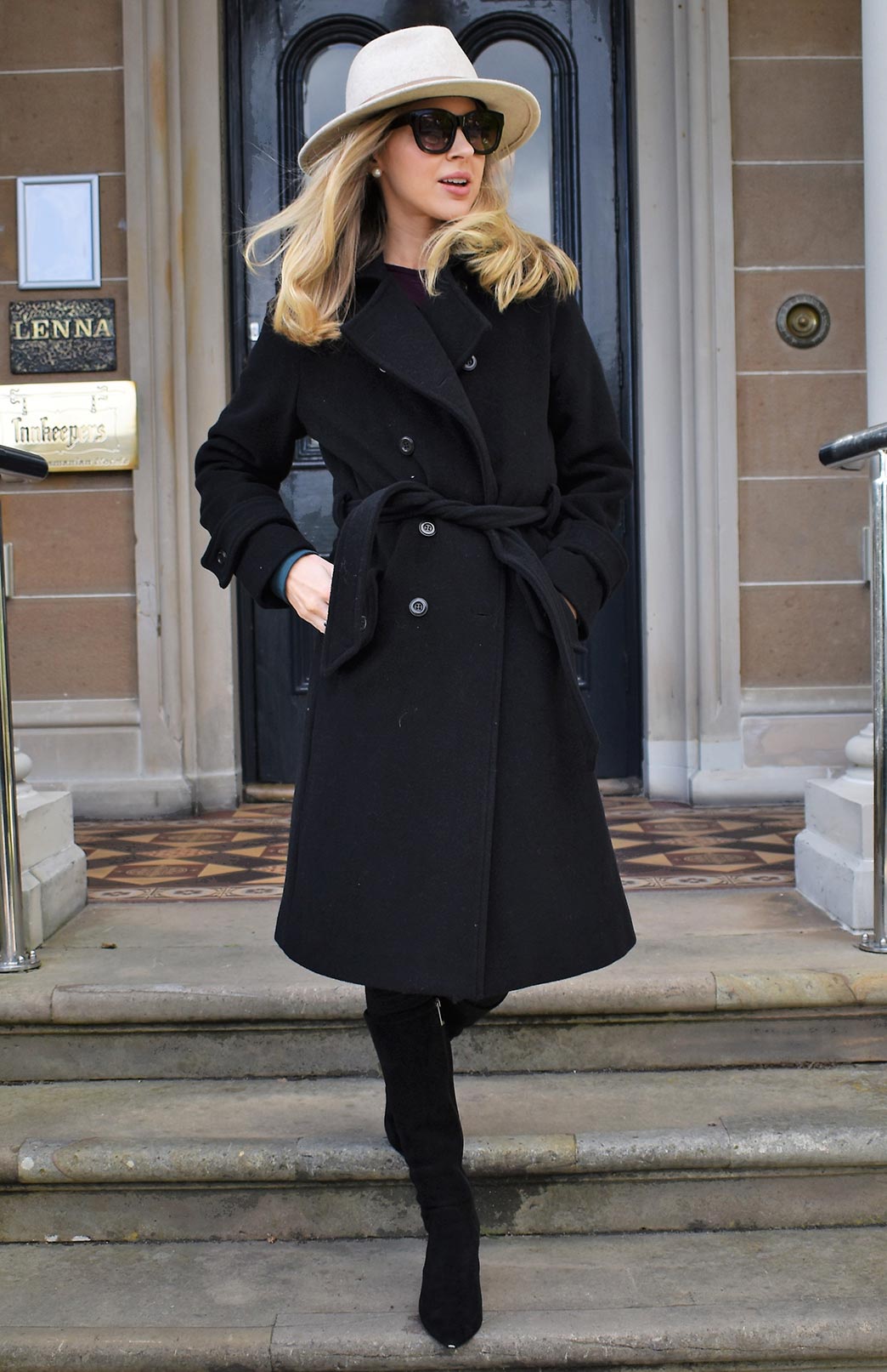 Black Women's Trench Coat sample