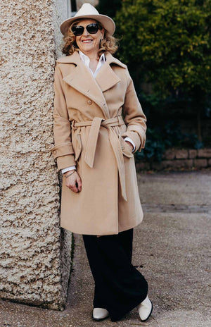 Wool Cashmere Trench Coat