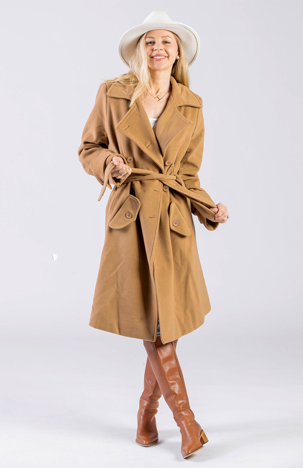 Camel Women's Trench Coat sample