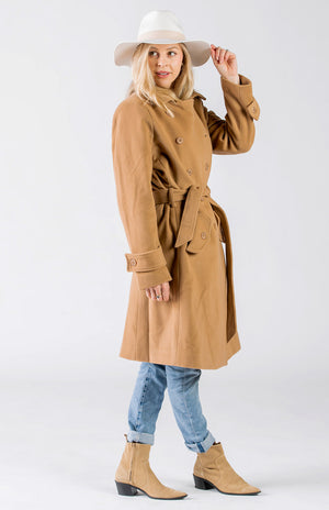 Wool Cashmere Trench Coat