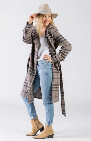 Taupe Check