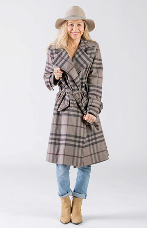 Taupe Check