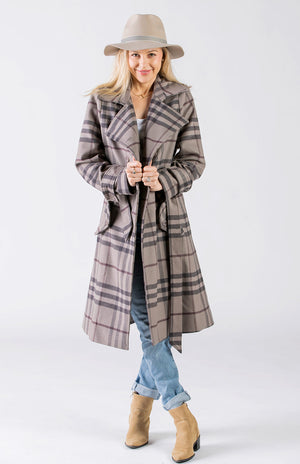 Taupe Check