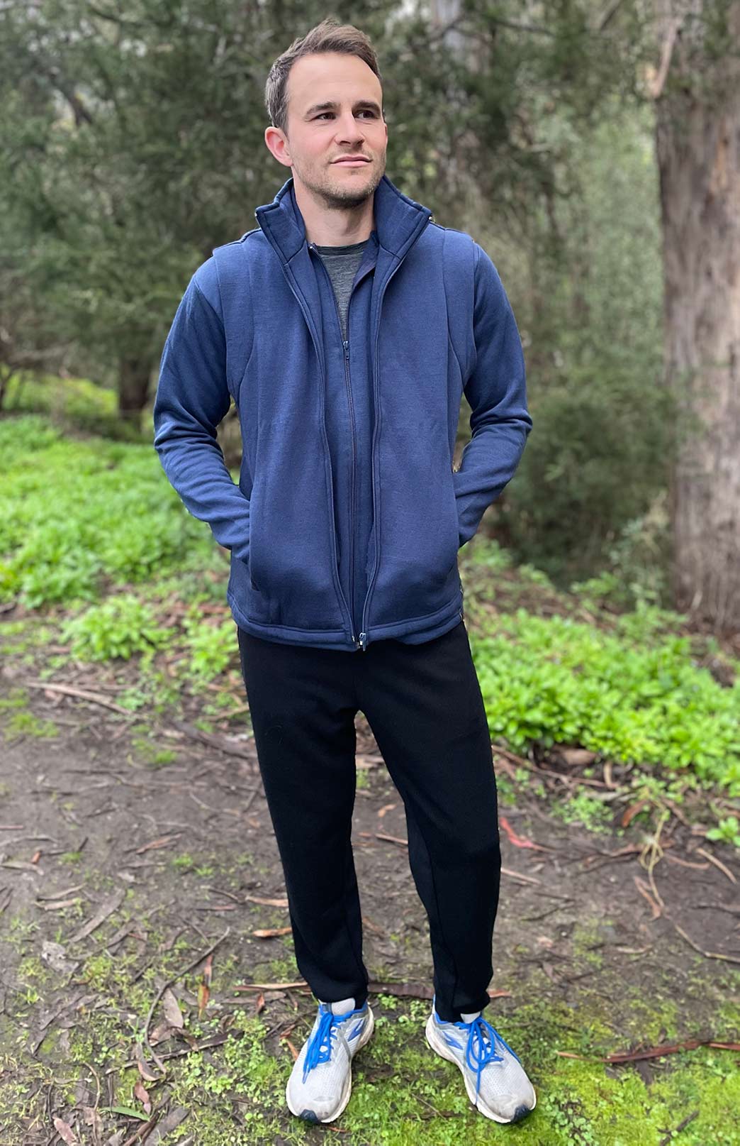 Woolen track online pants for men