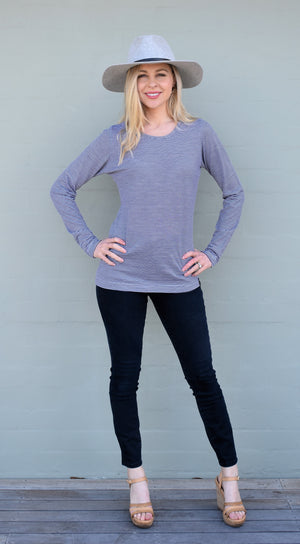 Round Neck Plain Top