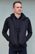 Black Men&#39;s Merino Wool Thermal Vest

