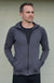 Steel Grey Men&#39;s Jacket Men&#39;s Merino Wool Zip Jacket
