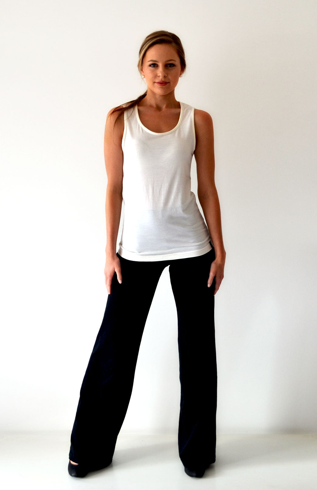 Ivory Women's Merino Wool Sleeveless Top