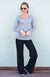 Black Women&#39;s Merino Wool Fleece Yoga Pants
