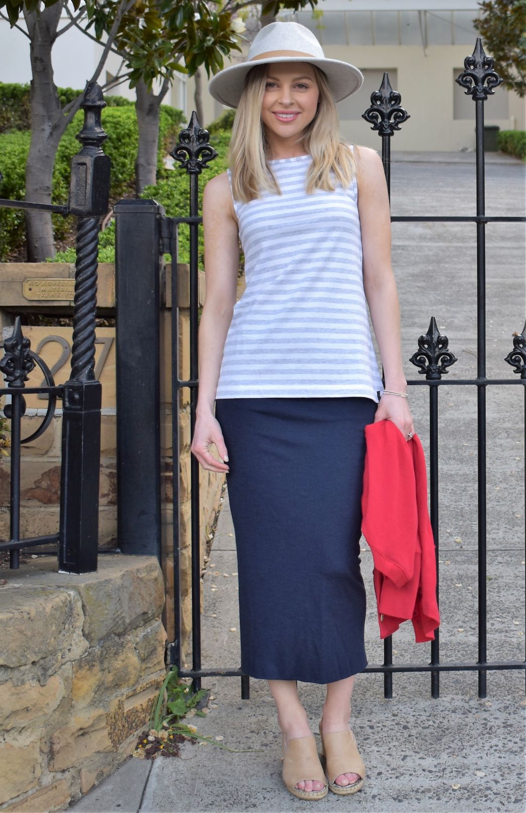 Long Tube Skirt Women's Merino Wool Long Tube Skirt