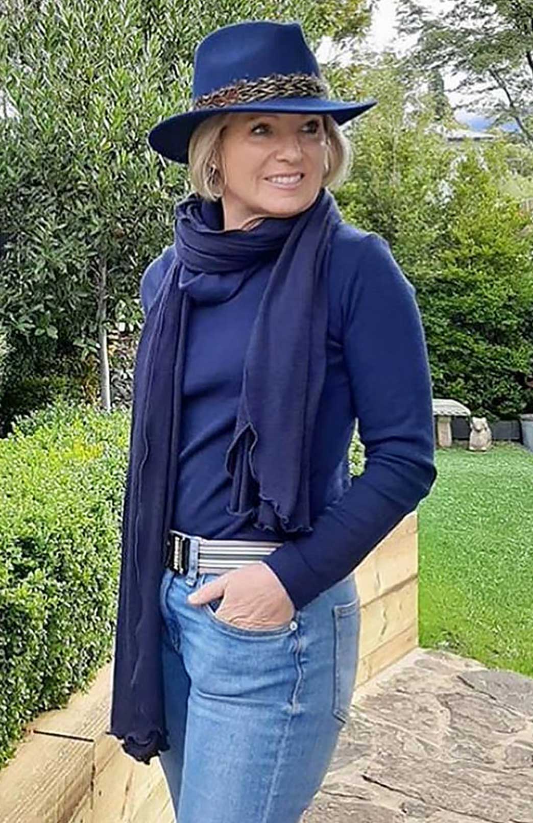 Lightweight Scarf Women's Merino Wool Plain Scarf