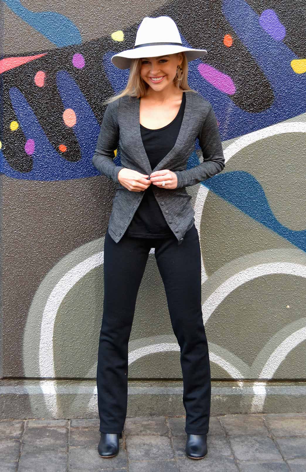 Yoga Pants for Women Thermal Superfine Merino Wool Smitten Merino