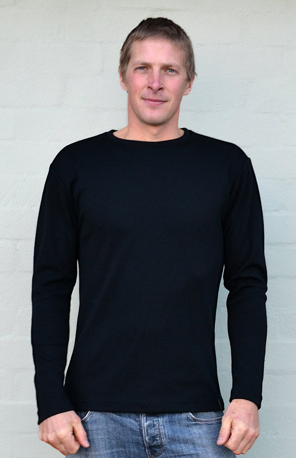 long sleeve men's gym top